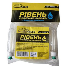 Рівень будівельний "Водяний" з барвником ТМ "ARLES" 5,0м