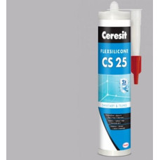 Герметик для стиків "CS25" (сірий) FlexSilicon ТМ "ЦЕРЕЗІТ" (CERESIT) 300мл