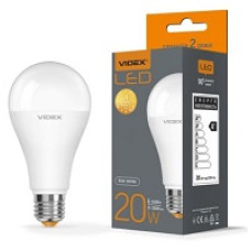 Лампа LED A65e 20W E27 4100K 220V ТМ "VIDEX"