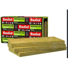 Вата базальтова ТМ "BAUGUT" FASSADE PRO 50х600х1200мм 135кг/м³ (пак. 2.88м²/пал.48пак)(Розпродаж)