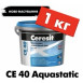 Затірка еластична водостійка біла (01) "CE 40" ТМ "ЦЕРЕЗІТ" (CERESIT) 1,0кг