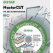 Диск алмазний 3D "MasterCUT" 1A1R V Ø125x1,6/1,0x15x22,23мм для кераміки, скла ТМ "DISTAR"