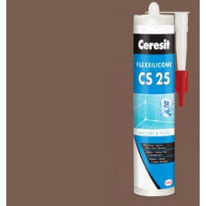 Герметик для стиків "CS25" (сієна) FlexSilicon ТМ "ЦЕРЕЗІТ" (CERESIT) 300мл