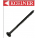 Саморіз по дереву B-W-FT Ø3,8х64мм для г/к TM "KOELNER" (пак. 100шт)