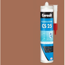 Герметик для стиків "CS25" (горіх) FlexSilicon ТМ "ЦЕРЕЗІТ" (CERESIT) 300мл