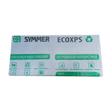 Пінополістирол "ПСЕ-35-ГФ" 40х550х1200мм ECOXPS (чорний-сірий)  ТМ "SYMMER" (пак. 10шт)